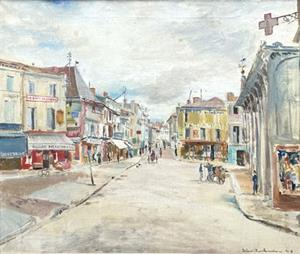 Strasse in Villeneuve-la-Garenne, 1941