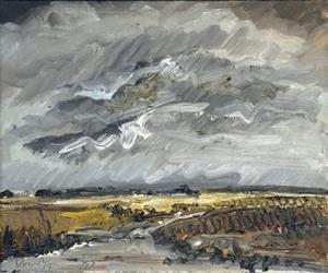 Herbstliche Gewitterlandschaft, 1983