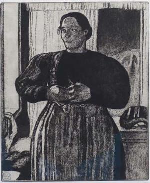 Paysanne s’habillant, 1917