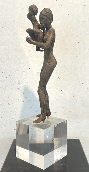 Mutter mit Kind spielend, 1983