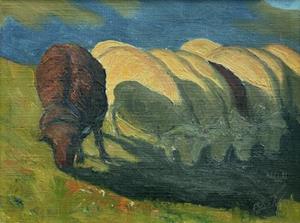 Weidende Schafe, 1911
