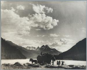 Sommerlandschaft vor Silvaplana am Campferer See