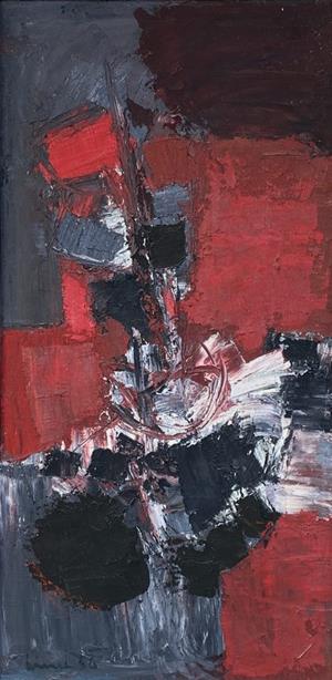 Komposition in Rot, 1956