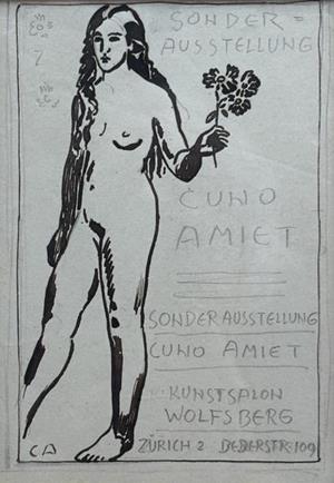 Sonderausstellung Cuno Amiet, 1920