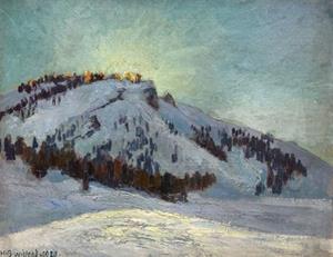 Winter im Engadin, 1920
