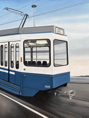 Zürich - Tram Nr.8, 2021