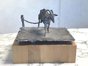 Angepflockte Geiss, um 1984
