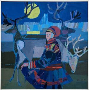 Rentiere in der Nacht, 1956