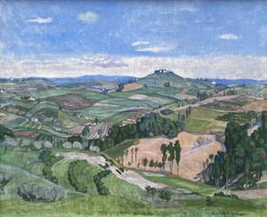 Hügelige Landschaft