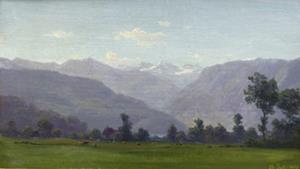 Blick von Horw ins Engelbergertal, 1857