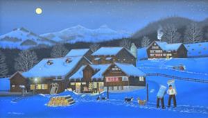 Winterabend mit Vollmond, 2005