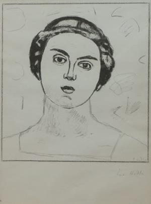 Mädchenbildnis, 1916 / 1917