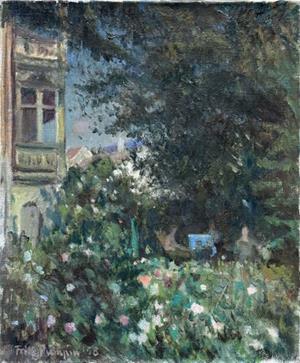 Das Pümpinhaus mit Garten