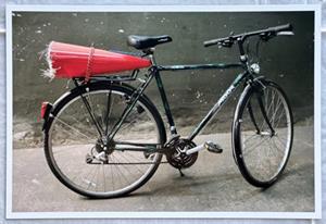 Kajakspitze mit Fahrrad, 2012